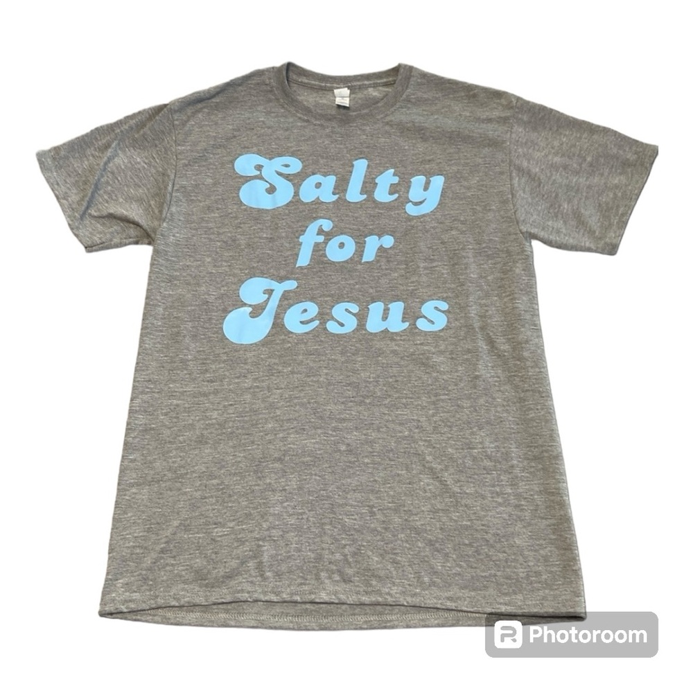 Salty for Jesus T-shirt EUC